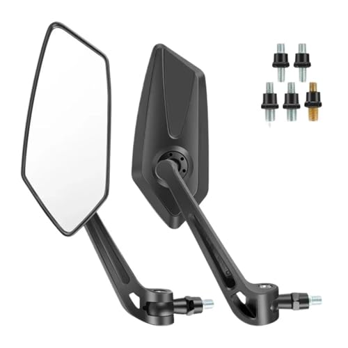 Rétroviseurs de guidon moto embout guidon universel 8mm 10mm