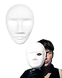 GAJUS 1 Máscaras de Disfraz: Máscaras de hockey que brillan en la oscuridad. Adecuado para Halloween/Carnaval, Brilla en la Oscuridad (Máscara de Halloween, Cara de Halloween, Disfraz)