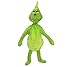 Produktbild Weihnachten Grinch Plüsch Puppe Wohnkultur Sammeln 3D Hund Plüschtier Gefülltes Bett Puppen Kuschelkissen Cosplay Spielzeug Kissen Kinder Erwachsene Weihnachten Neujahr Geschenk (B, 32cm)