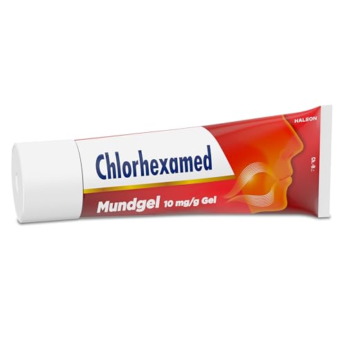 Chlorhexamed Mundgel 10mg/g Gel, 50 g, mit Chlorhexidin, Gel bei bakteriell bedingter Zahnfleischentzündung und für Pflege und Reinigung und Mundhygiene, Ideal gegen zahnfleisch entzündung
