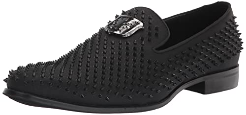 STACY ADAMS Men's Sabre Velour Slip on Loafer