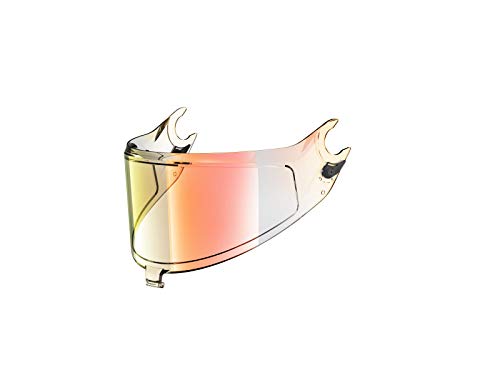 SHARK, visiera casco Spartan GT light iridium omologato rosso chiaro, Taglia Unica