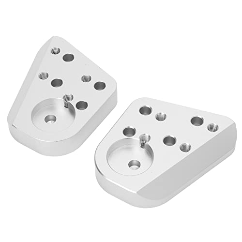 Tbest Motorrad-Lenker-Riser-Klemme, 19 Cm, Erhöhungssatz, Hochwertige CNC-Aluminiumlegierung, Silber-Finish, Einfache Installation für R1100R R1100RT R1150R R1150RT R1200RT