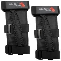 Fishbone Offroad FB55279: Black Paracord Grab Handles