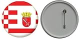 Metall mit Sicherheitsnadel auf der Rückseite