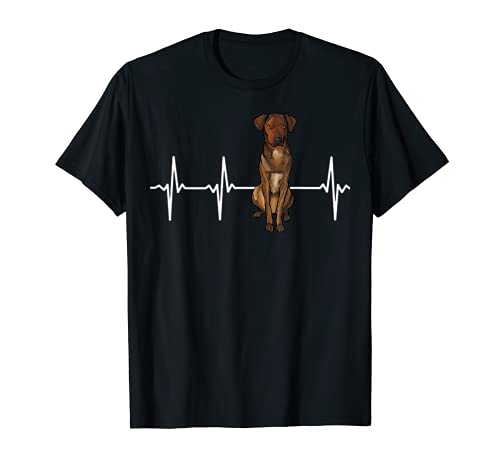 Plott Heartbeat Dog Lover T-Shirt, Black