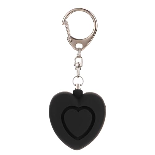 SOIMISS Alarma Personal Forma de Corazón con Luz LED Seguridad Portátil para Mujeres y Ancianos Situaciones de Emergencia para Autoprotección Nocturna