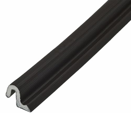 Aquamac 21 Qlon Gasket Weather Seal – 10 Metre Black Replacement Draught Seal for Windows and Doors (10)