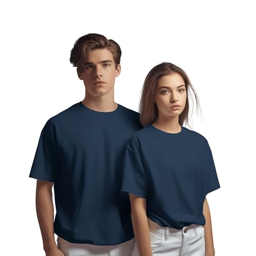 Image of NEWBAE Men's Solid Oversized T-Shirt