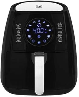 Kalorik Black Digital Airfryer with Egg Poacher