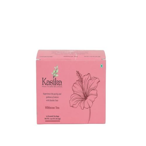 Natural Hibiscus Tea for Immune Boost and Weight Management | Stress Relief Herbal Tea | No Artificial Colors and Flavour (15 Tea bags) 26.25 gm