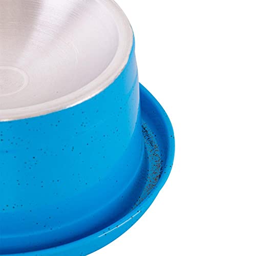 Comedouro Antiformiga para Gatos Mr. Bigode Júnior Azul, 140ml Nf Pet para Gatos, Júnior, 140ml, Azu