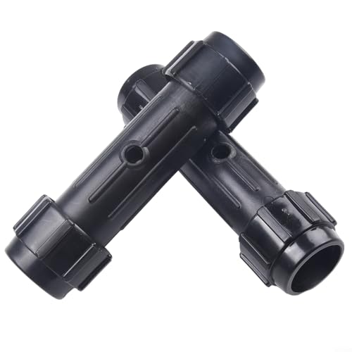 Paquete de 2 conectores de paleta KAYAK de 28 mm para remos de canoa, barco, piezas de repuesto de plástico ABS, diseño grueso para un montaje seguro, accesorios negros para deportes acuáticos