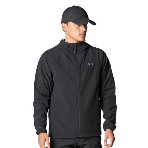 [�A���_�[�A�[�}�[] UA DRIVE WIND FULL-ZIP JACKET 6007926(001) �u���b�N �u���b�N �L���b�X�����b�N S