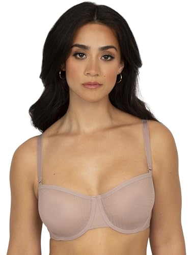 Smart & Sexy Womens Sheer Mesh Unlined Balconette Bra