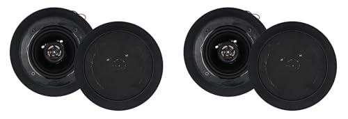 Rockville Bundle: (2) Pairs of Rockville CC4T Black 4