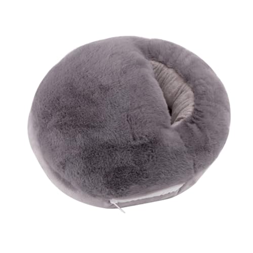 Ipetboom 1Pc USB Foot Warmer Electric Heating Slippers for Cold Winter Comfortable Heated Footwear in Grey Safe and Reliable Instant Heat with USB Connection