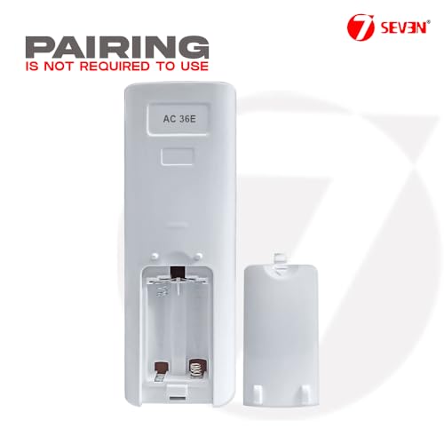 Image of 7SEVEN Compatible Air Conditioner remotes for Original Voltas AC Remote Control Suitable for 1 1.5 2 ton Split or Window ac - Match Exactly with Old Model 36E Remote for Better Performance