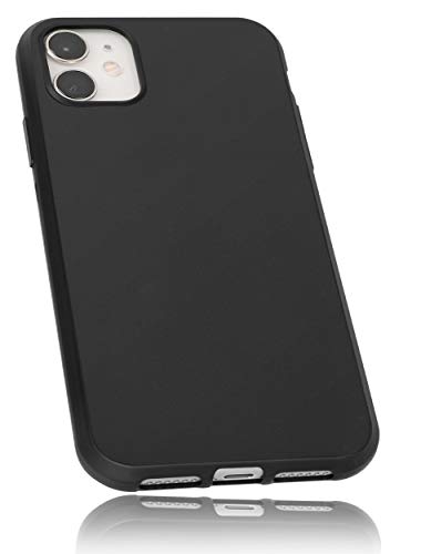 mumbi Hülle kompatibel mit iPhone 11 Handy Case Handyhülle, schwarz