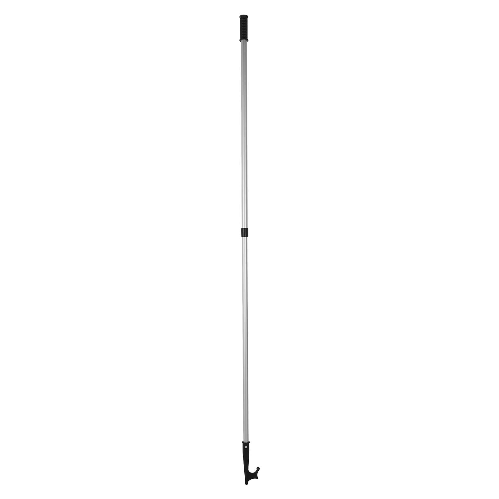 Teleskopowy Hak do łodzi, Antypoślizgowy Ergonomiczny Uchwyt, Regulowany Lekki Aluminiowy Hak do łodzi Morskich na Jachcie Okrętowym z Materiałem Aluminiowym (2 kroki: