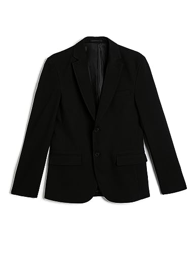 Blazer Homme Koton Veste Boutonnée à Double Poche Vêtement Chic