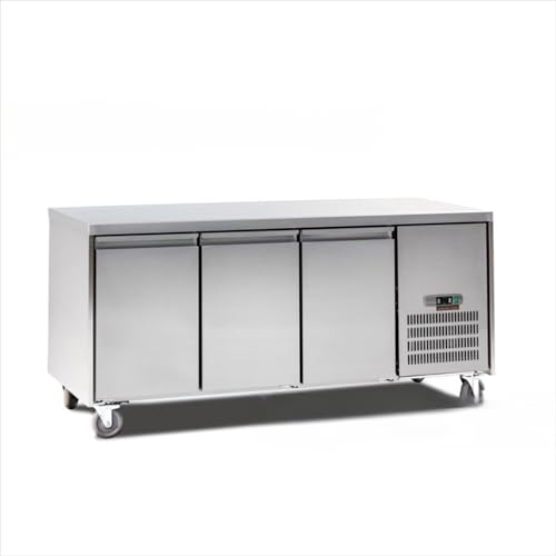 Refrigerador comercial profesional, refrigerador integrado bajo encimera en acero inoxidable, modelos de cajones y puertas disponibles, totalmente personalizable para la industria alimentaria