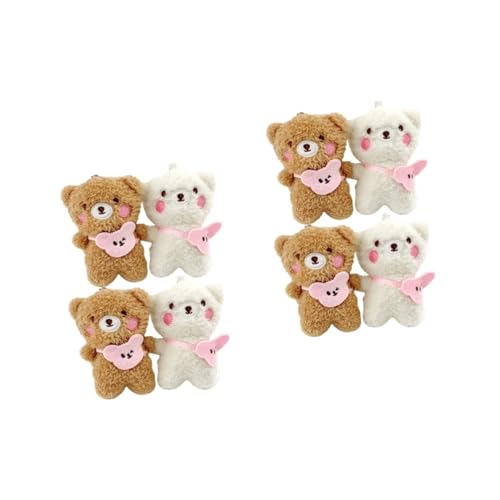 Porte-clés ours en peluche mini pendentif kawaii de couleur aléatoire