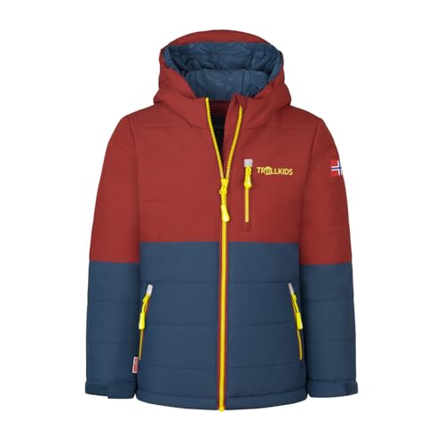 Trollkids Kids Hemsedal Snow Jacket XT 152, Carmin red