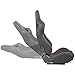 DNA MOTORING Pair of Universal Reclinable Racing Seats with Sliders, 20.5