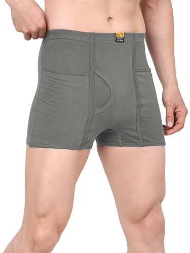Image of Digsel Men 100% Cotton Inner Elastic Packet Trunks