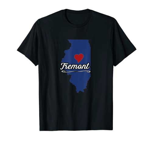 Ciudad de Tremont Illinois | IL Town - Regalo de mercancías novedoso - Camiseta