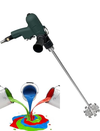 Miscelatore pneumatico portatile con velocità regolabile e funzione inversa per miscelazione e miscelazione efficiente della vernice