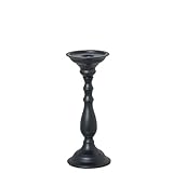 AlexandreHouse CANDELABRO METAL 25CM NEGRO_°9,5X25CM