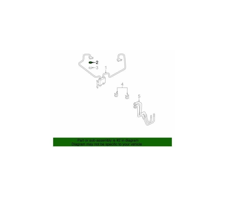 Miniatura 2 de OEM 5L7Z7D285A del sello de línea del refrigerador de aceite de la transmisión de mercurio 2008-2019