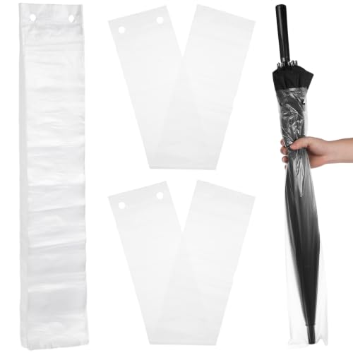 Bolsas de plástico para paraguas transparentes y resistentes de 72 cm para negocios 2