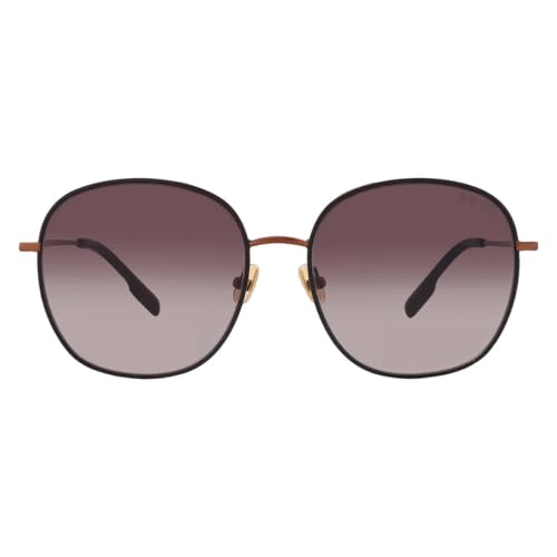 Brown Gradient Round Unisex Sunglasses VVBM09 BR 58