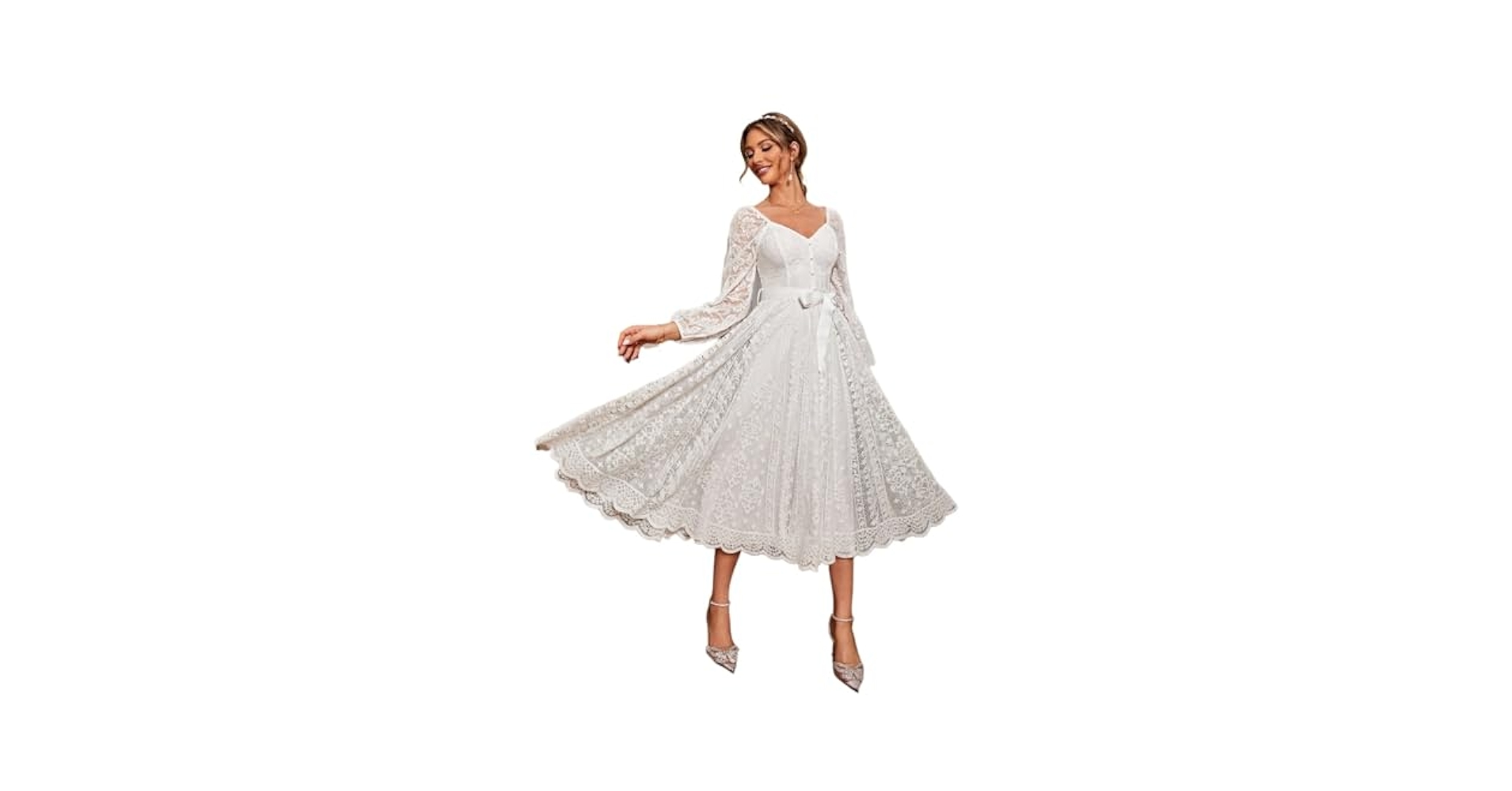 ＊美品＊ マイシャウティー bell sleeve dress bell sleeve dress（ドレス）｜My shawty（マイシャウティー）の