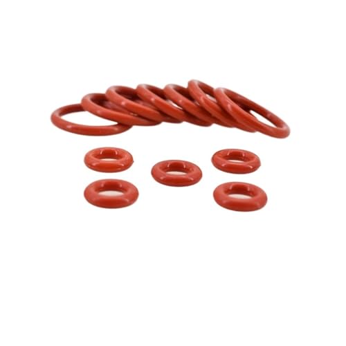 Joint torique rouge VMQ 25mm isolation thermique et étanchéité hydraulique durable