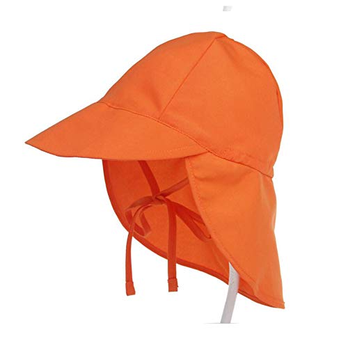 Lazzon Sombrero de Sol para Bebé Niños Niñas Verano Anti-UV Gorro De Playa con Ajustable Correa De La Barbilla
