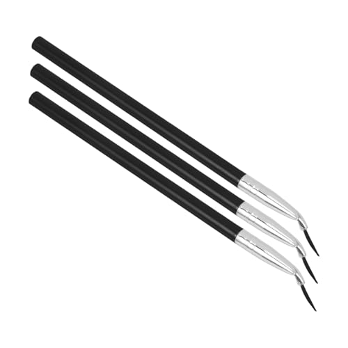 TOVINANNA Ultra-fine Precision Eyeliner Brush Angled for Curved Lines Soft Hair for Comfort Travel-friendly Makeup Set