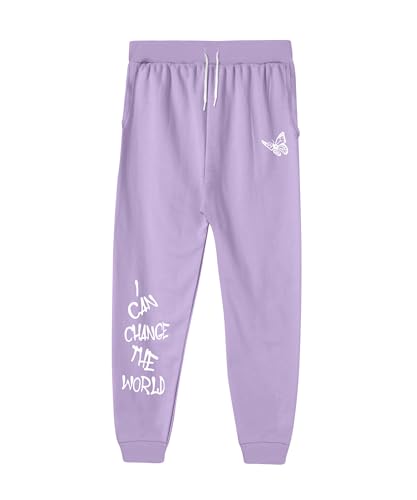 Image of KYDA Kids Girls Loose Mid Rise Cottonblend Printed Track Pants (Pack of 1)