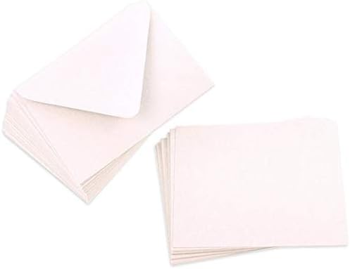 Cards with Envelopes, Chartreuse Matt, A7 Flat, 25 Pack