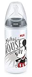 biberon nuk nature sense 360 ml No contiene BPA Botella NUK FIRST CHOICE Anti-Cólico bebé Disney Mickey PP 300 ml, con cuello ancho Gr silicona pezón. 2 (6-18 meses) M para la leche, color negro