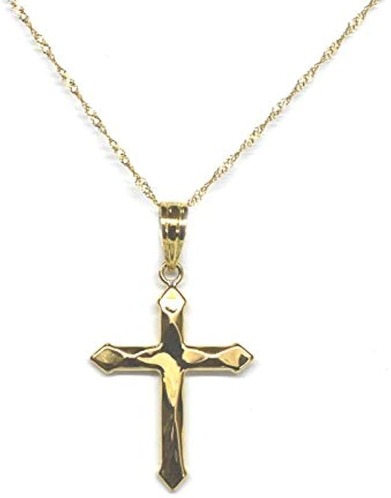 K18クロストップ 111H2510⑮ Amazon | K18 18金 クロスペンダント 25
