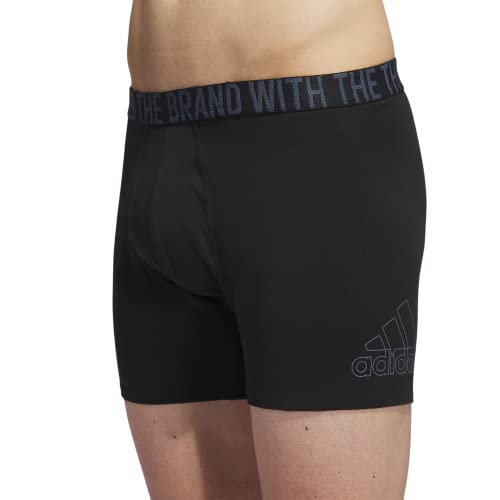 adidas Men's Stretch Cotton Boxer Brief Underwear (4-Pack)3