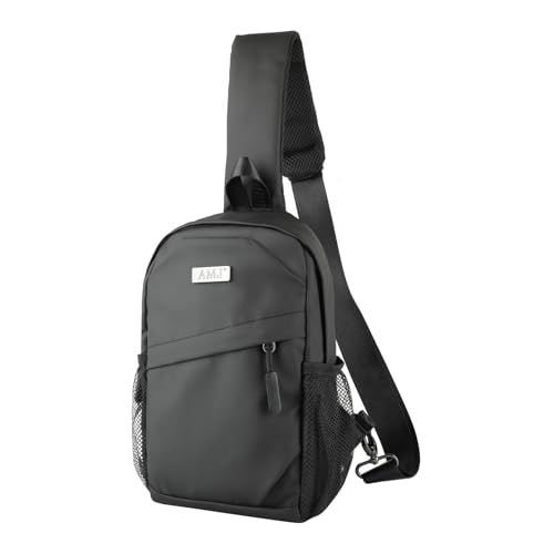 AMJ Cross-body Bag Small Handbag For Men, Shoulder Mini Bag For Women, Travel Chest Daypack for Hiking, Camping, Sports