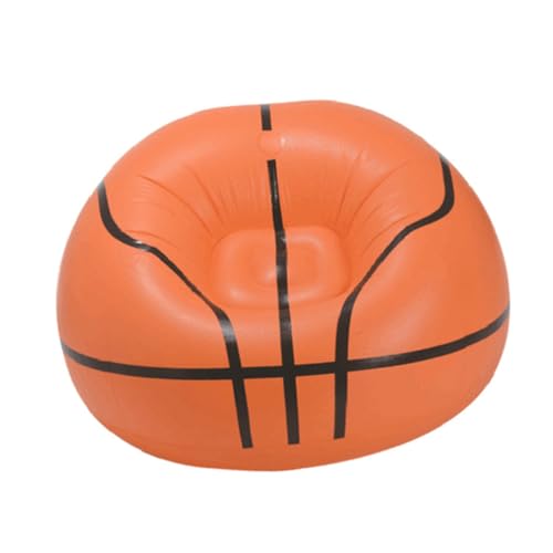 MOTHNUR Canapé Gonflable Portable PVC Fauteuil Ballon de Basket Créatif Pliable Siège Air Léger...
