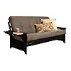 Kodiak furniture full size suede futon mattress in gray frame not included  urban country home decor