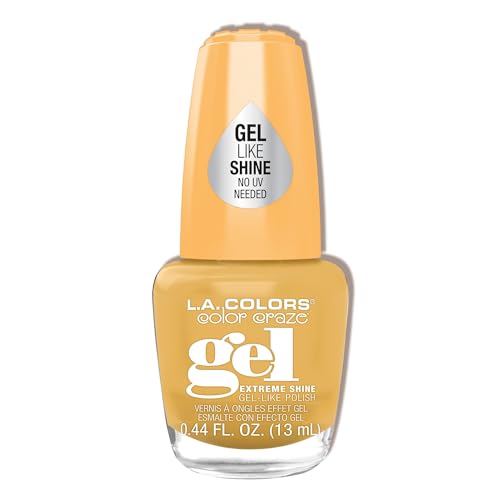 L.A. COLORS Gel Nail Polish, Monarch (Boho) CNL542 (Pack of 3) image 5