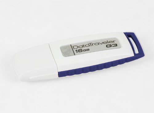Kingston DataTraveler Generation 3 (G3) 16GB USB 2.0 Flash Drive (Blue/White)